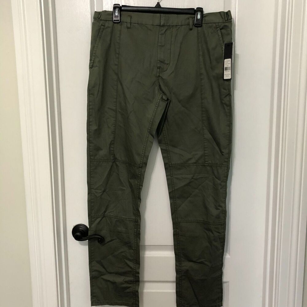 Marc Jacobs Mens Jeans 34x36 Green Martin Fit Low Rise Skinny Cotton‎ NWT